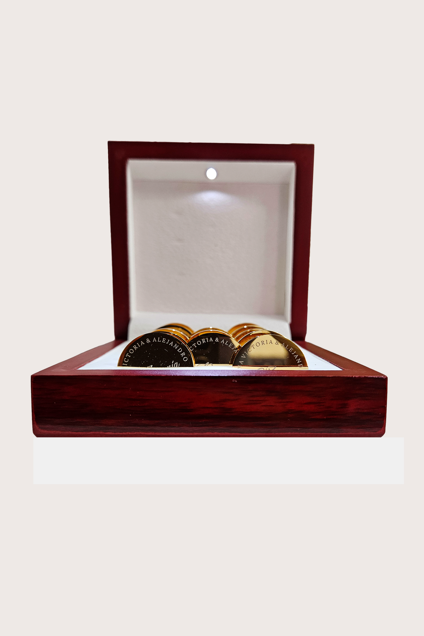 Arras de Matrimonio Personalizadas a Láser