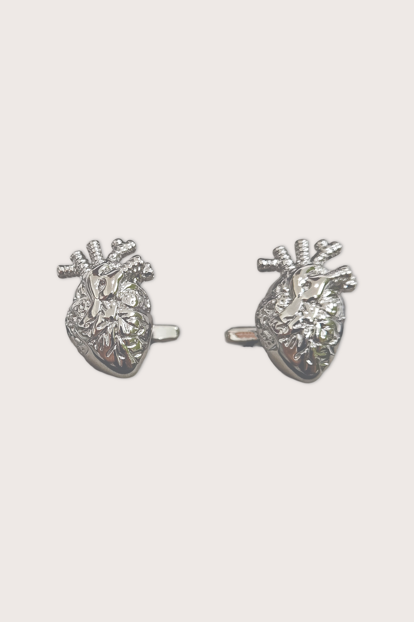 Corazón Clip y Mancuernillas