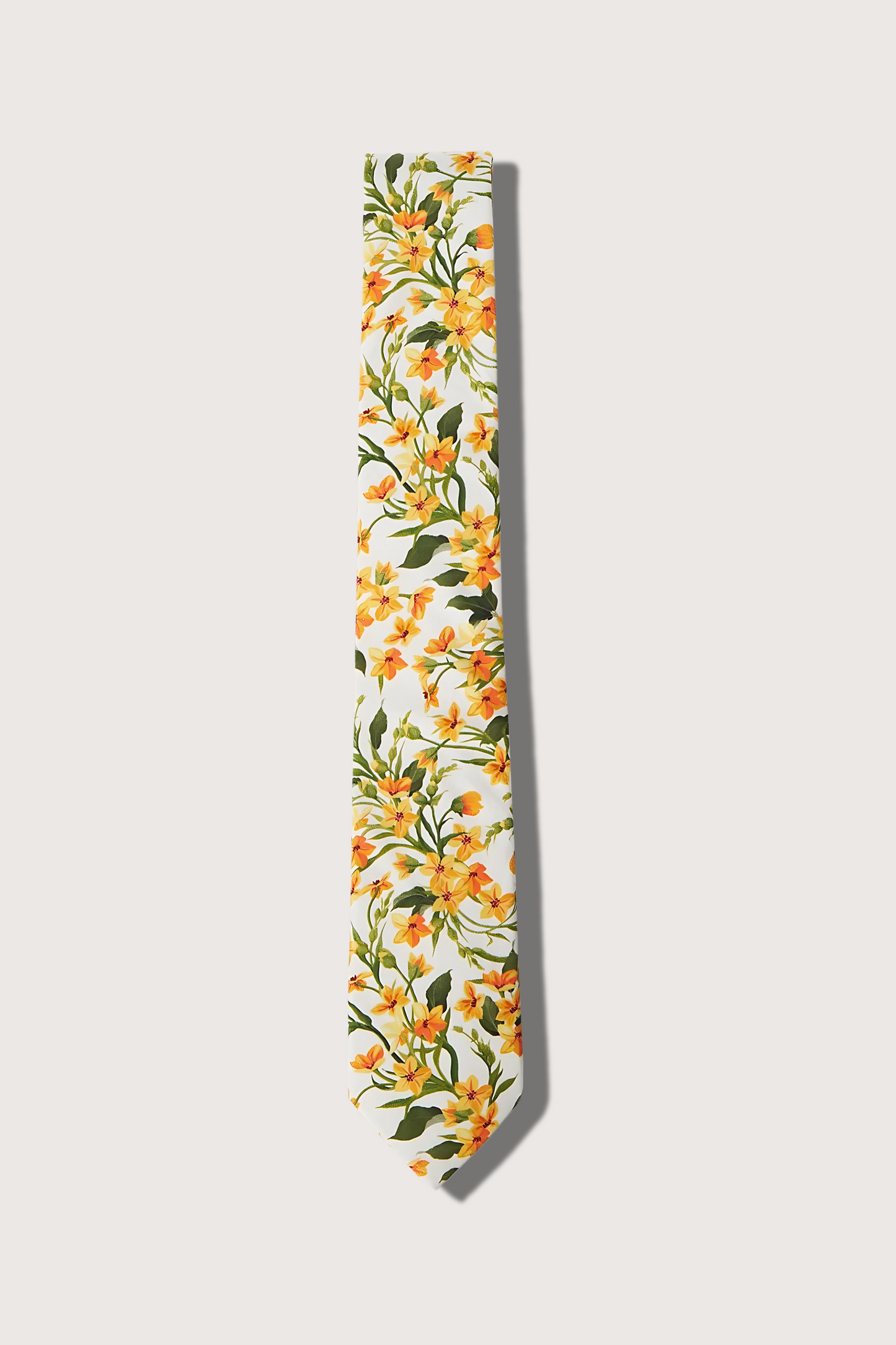 Corbata Floral Algodón Estampado