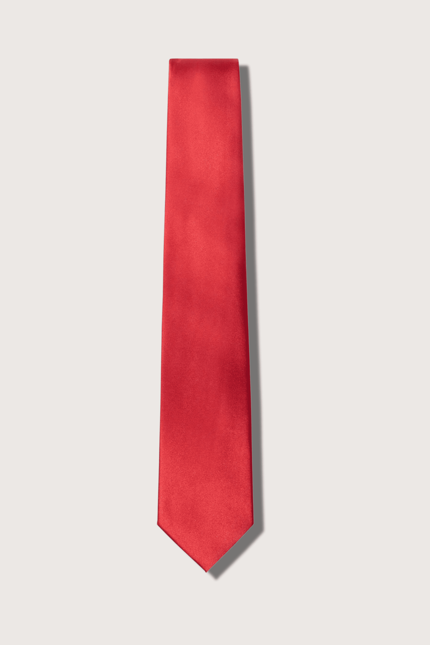 Corbata Lisa con Bordado de Inicial al Frente Poliéster
