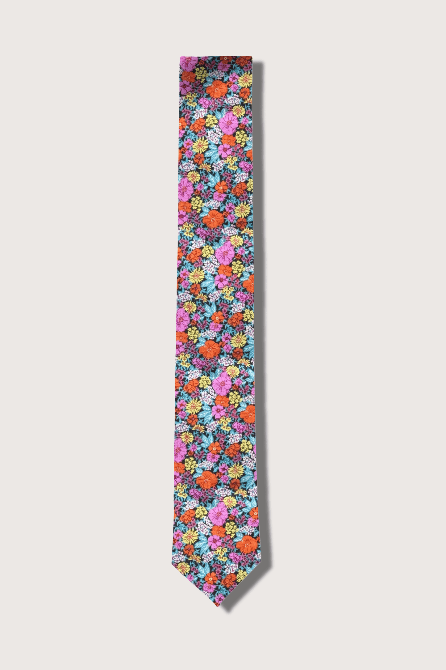 Esplendor Corbata Importada de Algodón Estampado