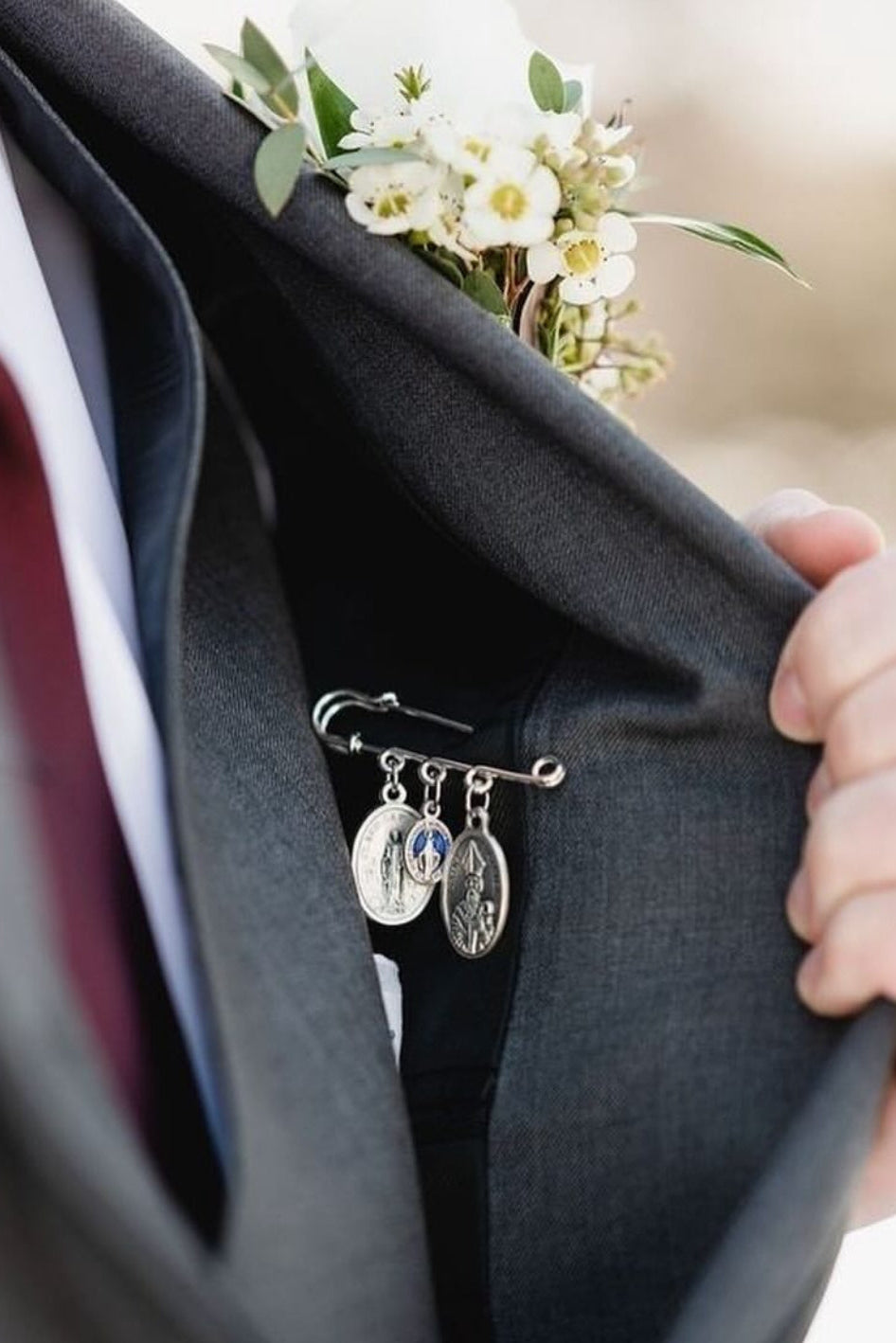 Relicario para Ramo o Traje