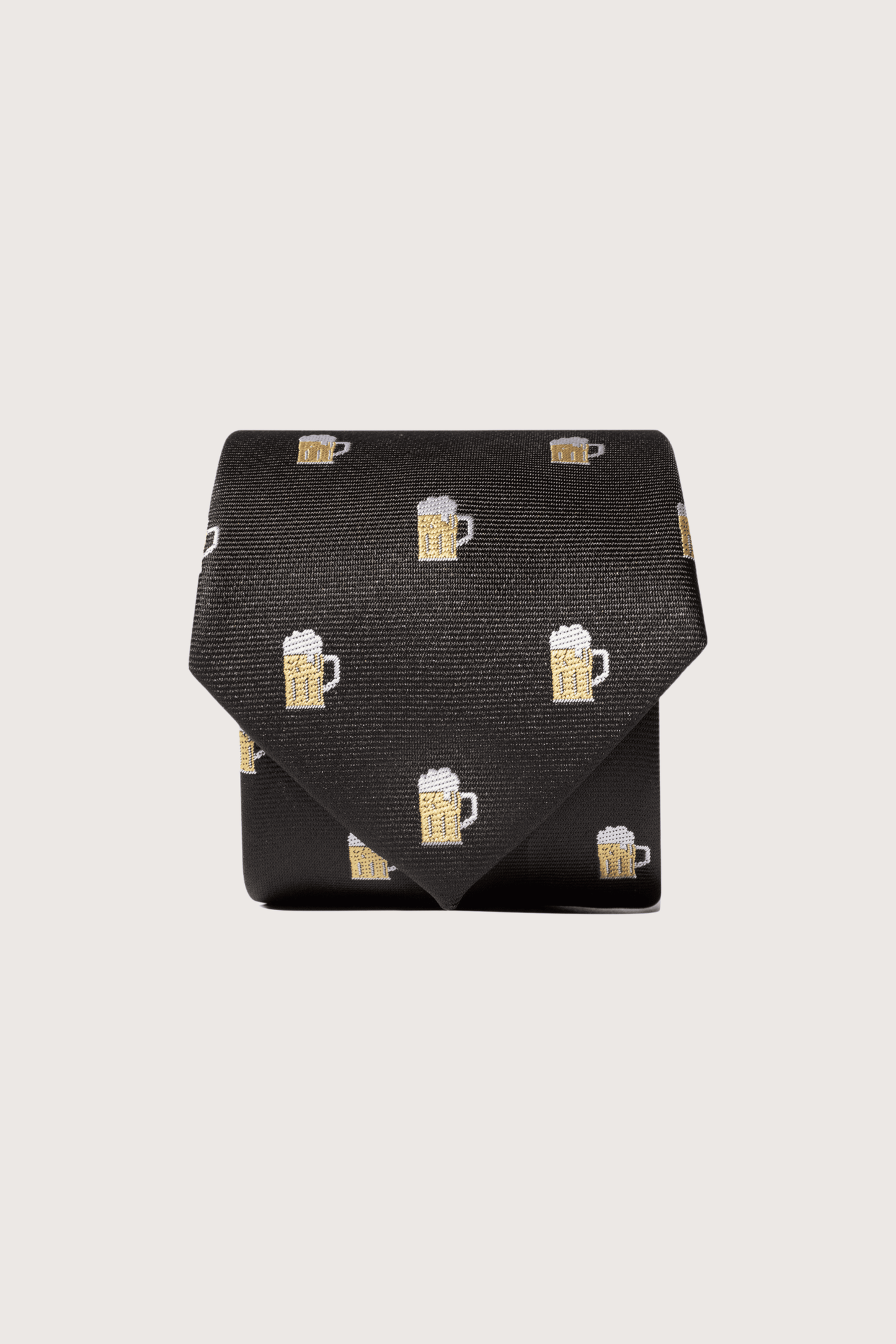 Tarros de Cerveza Corbata de Poliéster Microbordada