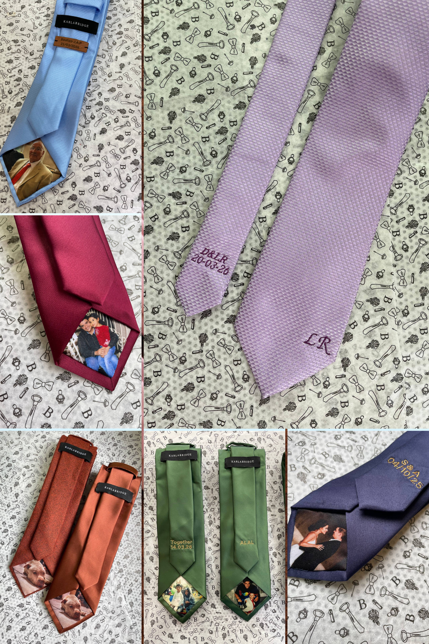 Corbata Azul Texturizada Tommy Hilfiger