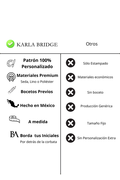 Corbata Estampada Personalizada