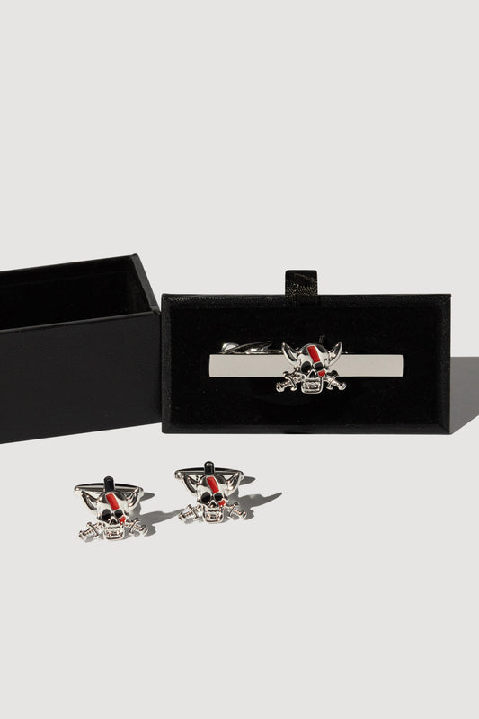 Pirata clip con mancuernillas