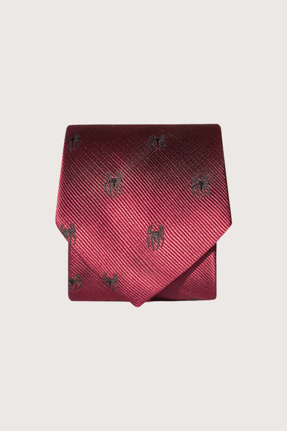 Arañas Corbata de Poliéster Microbordado