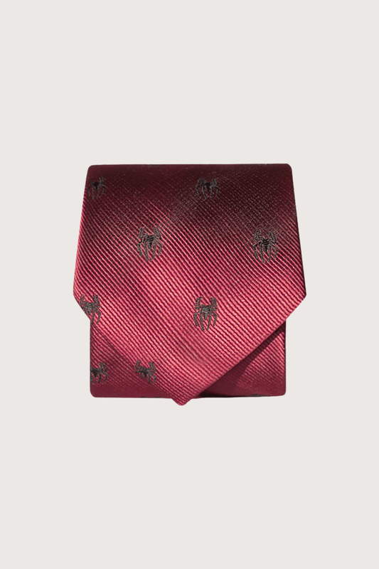 Arañas Corbata de Poliéster Microbordado