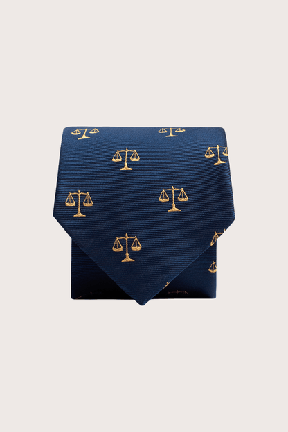 Balanzas Corbata de Microfibra Poliéster Microbordada