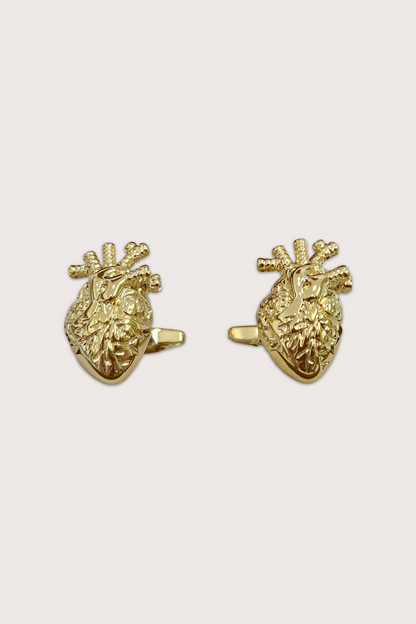 Corazón Clip y Mancuernillas