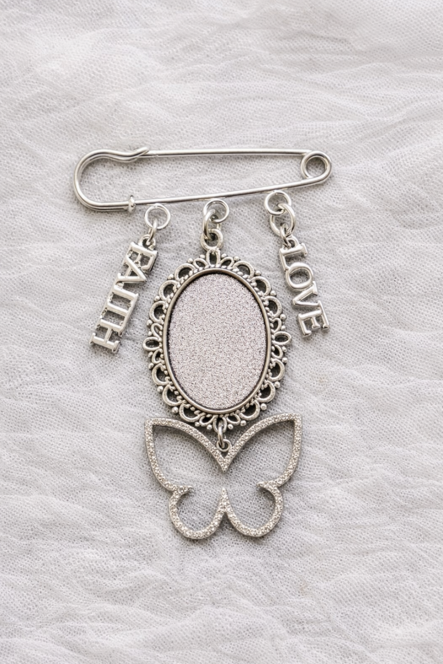 Relicario con mariposa Plata S925
