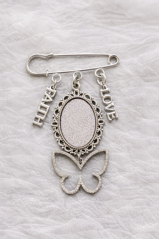 Relicario con mariposa Plata S925