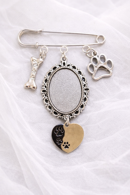 Relicario Mascota Plata S925