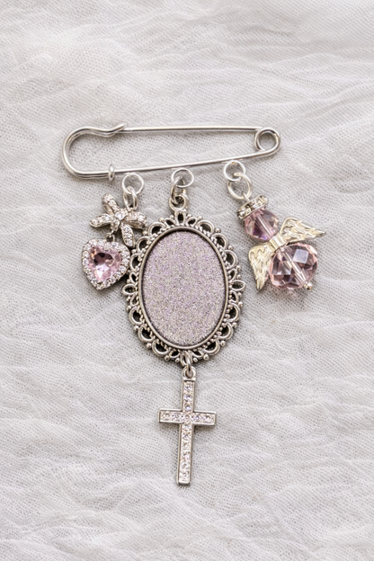 Relicario con cruz Plata S925