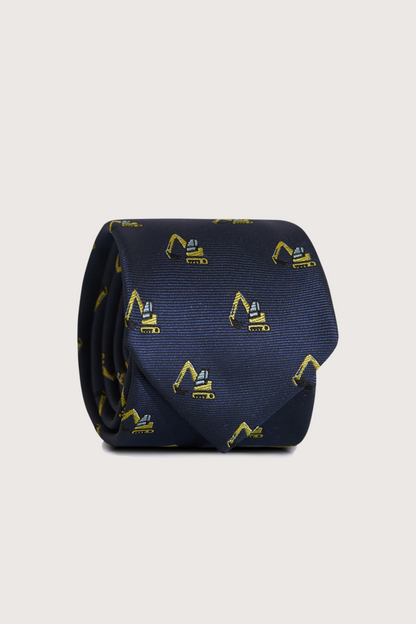 Retroexcavadora Corbata Poliéster