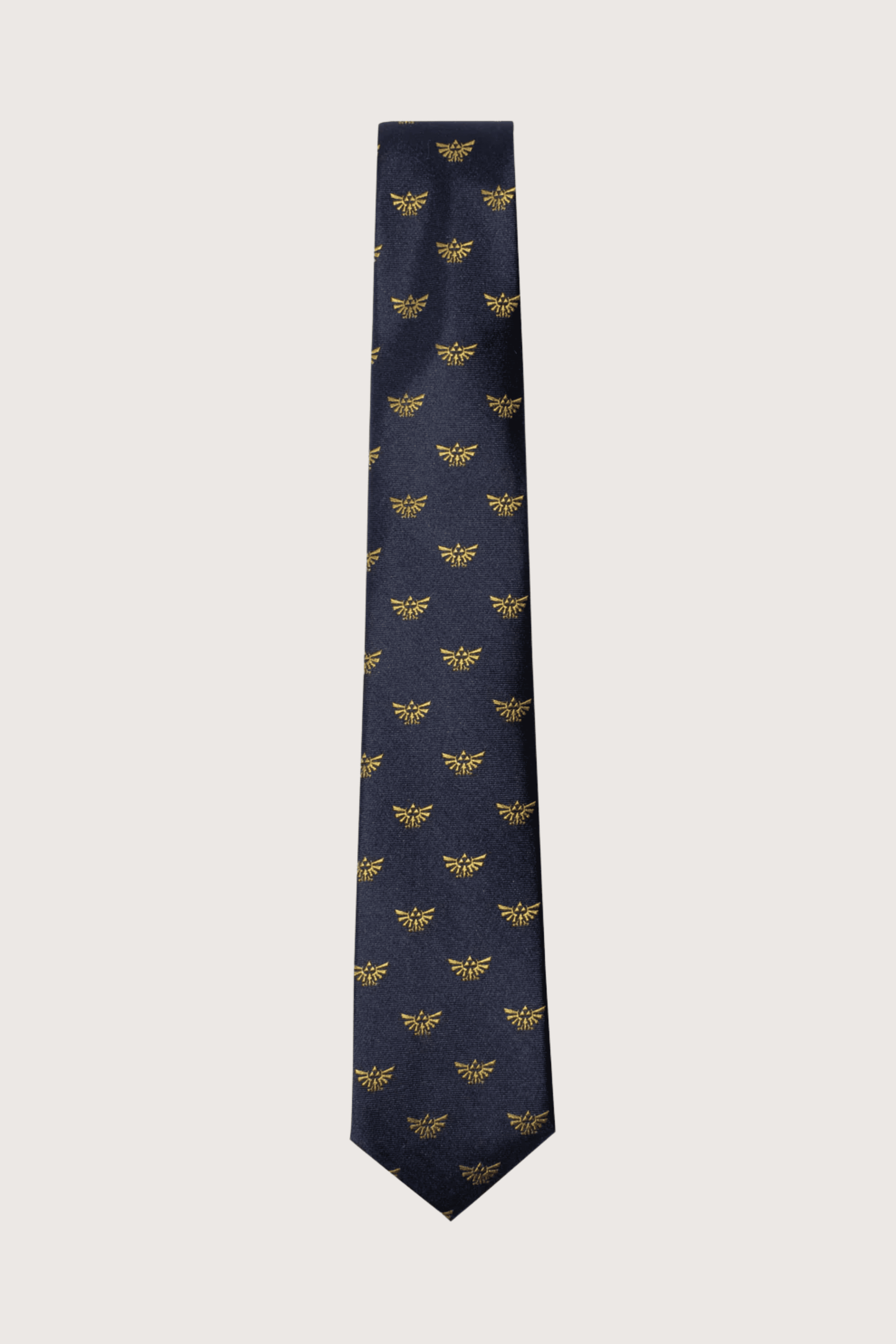Corbata Familia Real Azul 100% Seda Microbordada
