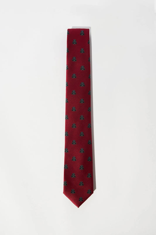 Corbata Cascos Roja