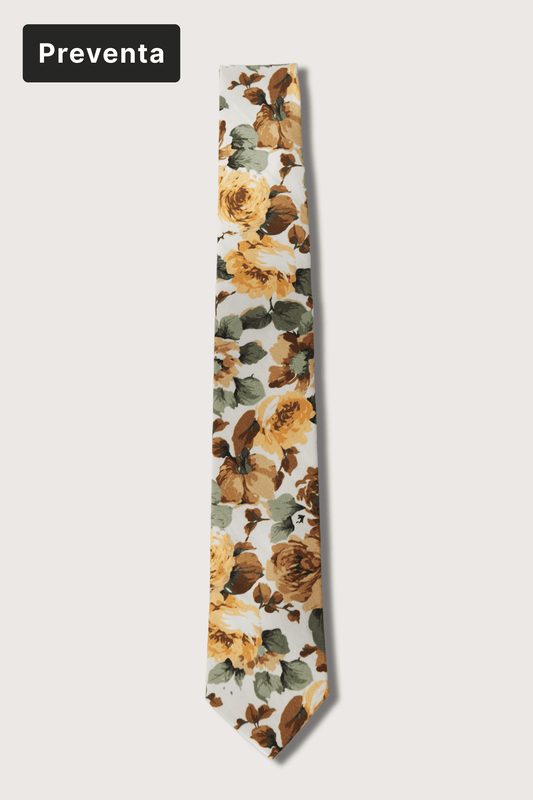 [PREVENTA] Corbata Floral Café