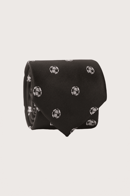 Futbol Soccer Corbata de Poliéster Microbordado