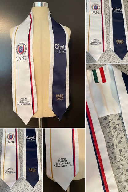 Estola Personalizada de Graduación