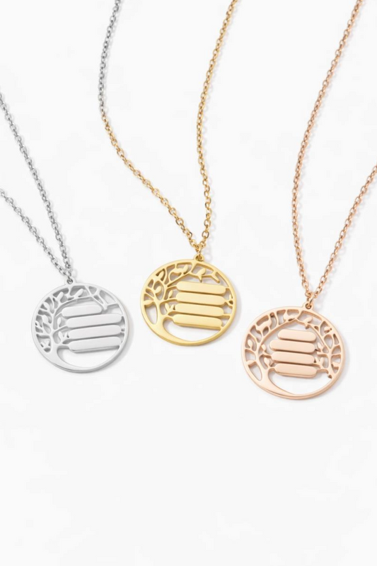 Collar Nombres Familiares Personalizable