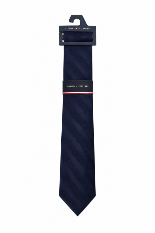 Corbata Azul Tommy Hilfiger Original