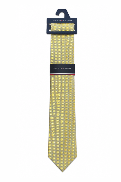 Corbata Amarilla Texturizada Tommy Hilfiger