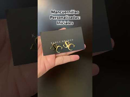 Mancuernillas Iniciales Personalizadas