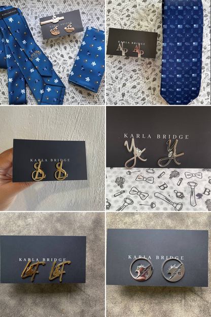 Mancuernillas Silueta Personalizada