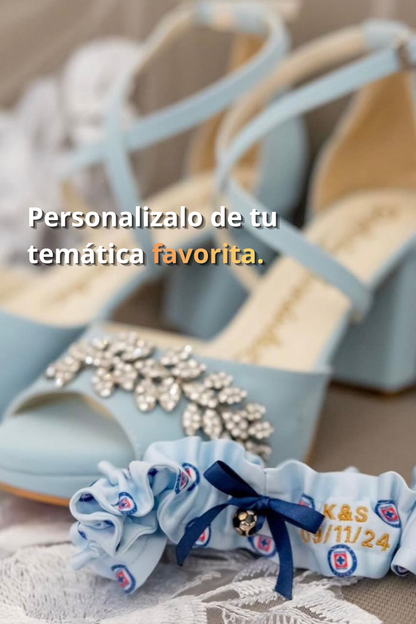 Liguero de Novia Estampado Personalizado