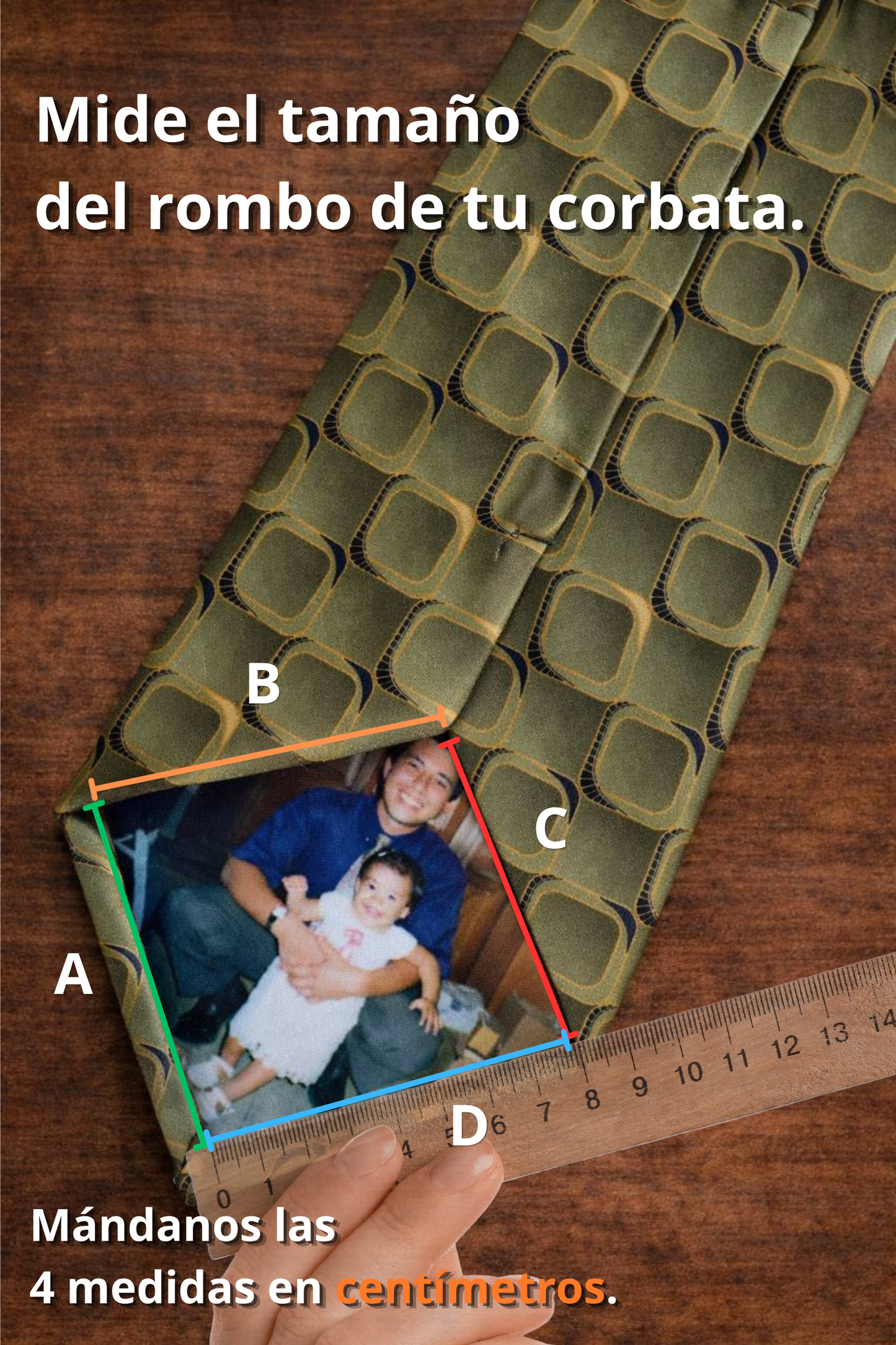 Parche de Foto Personalizado para Corbata