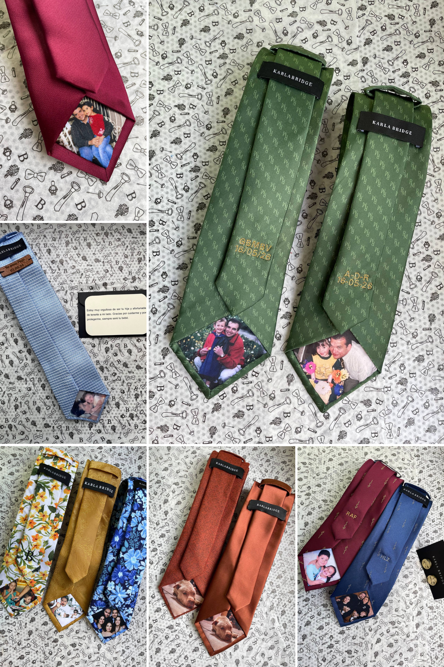 Parche de Foto Personalizado para Corbata
