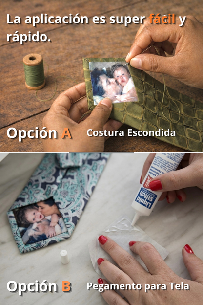Parche de Foto Personalizado para Corbata