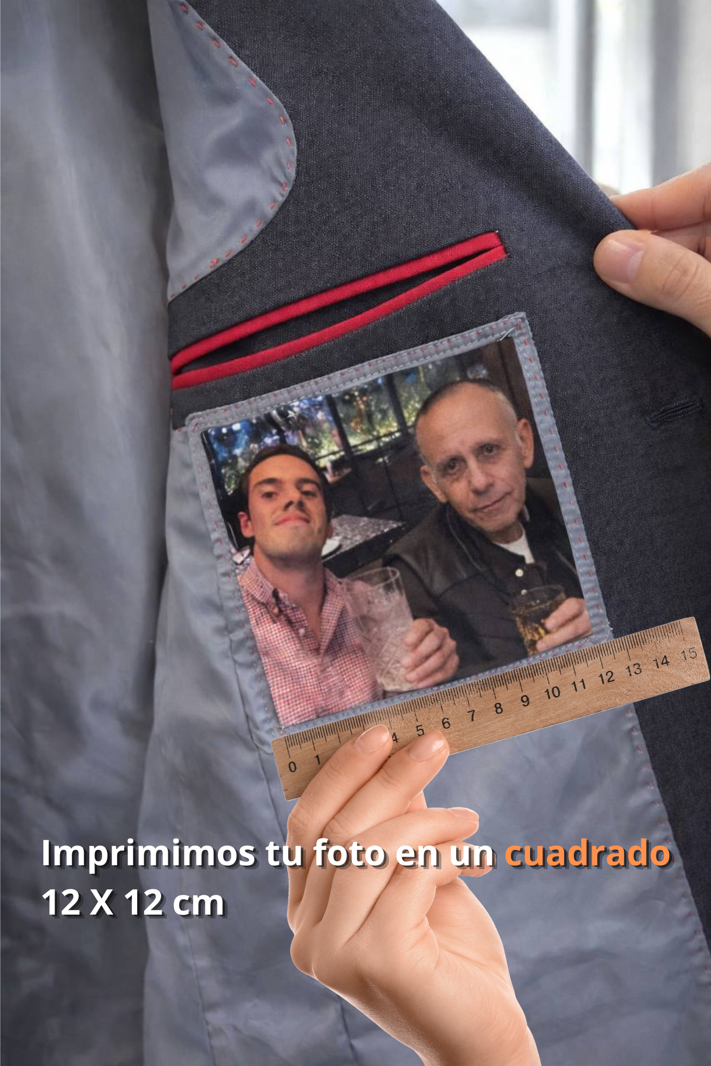 Parche de Foto Personalizado para Saco