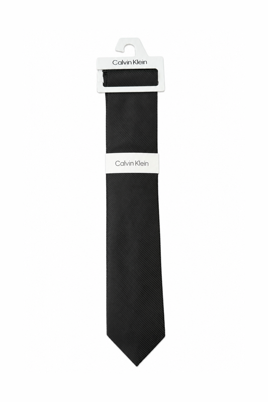 Corbata Negra Lisa Calvin Klein Original