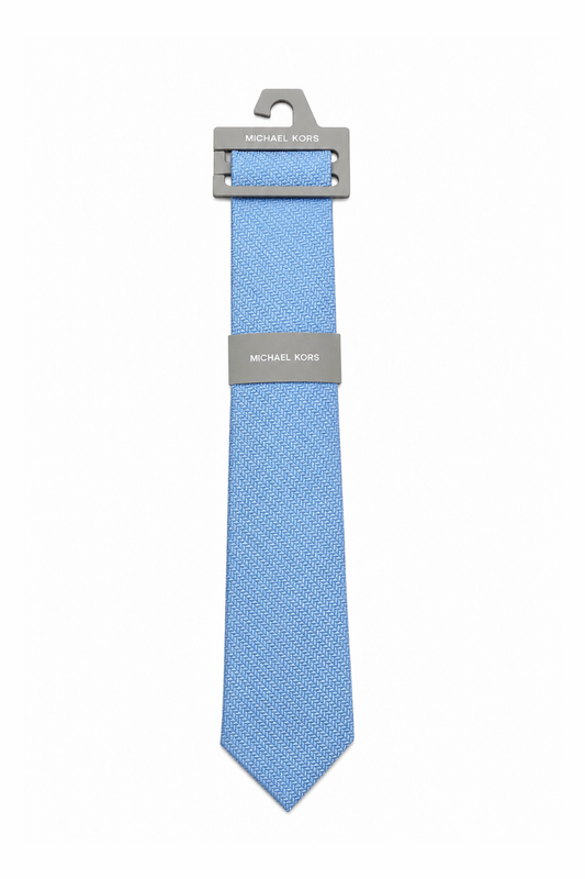 Corbata Azul Claro Textura Michael Kors Original