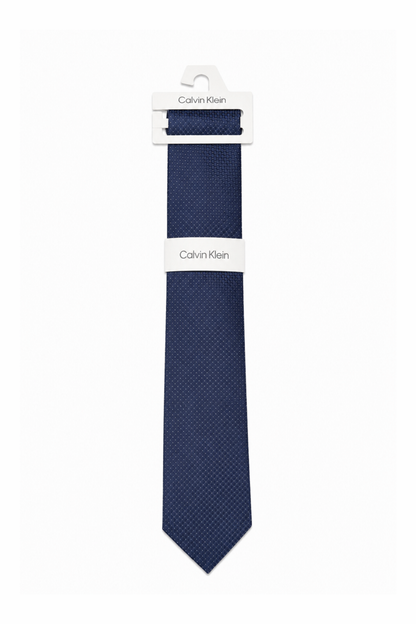 Corbata Azul puntos texturizada Calvin Klein